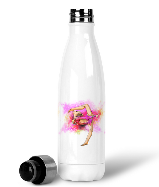 Premium Stainless Steel Water Bottle Gymnast Print