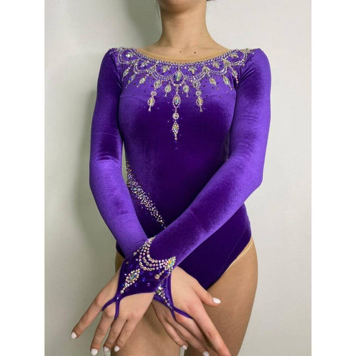 Justaucorps «Velours violet»
