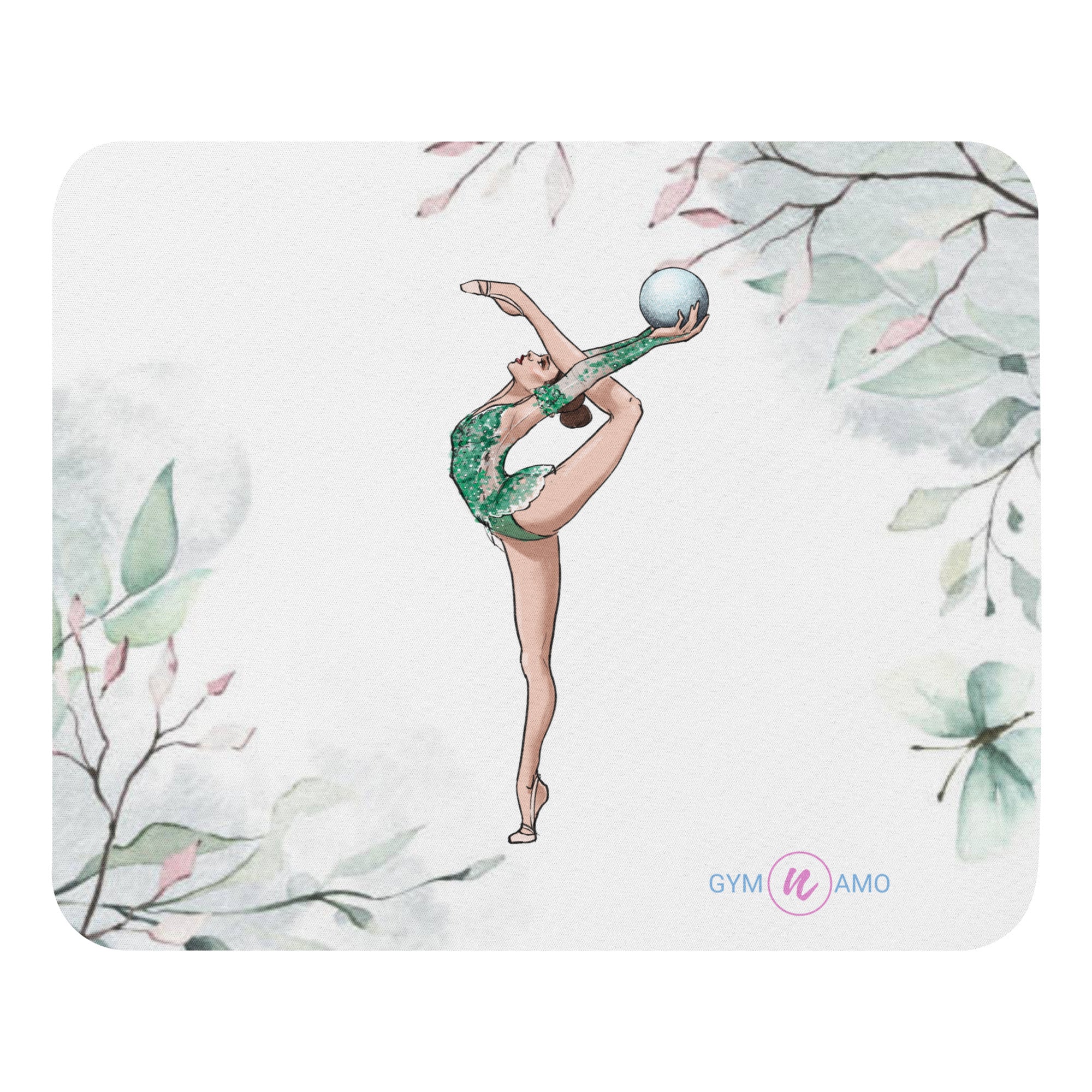 Tapis de souris à motif gymnaste