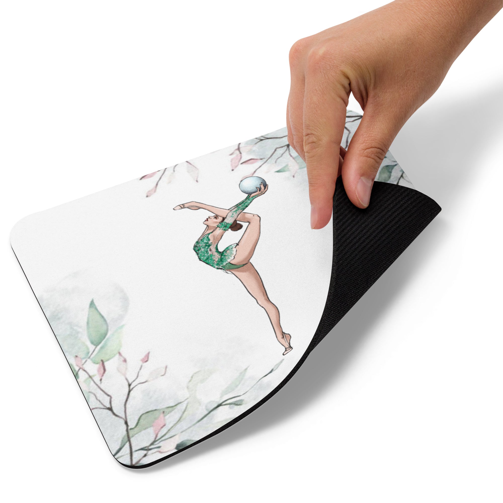 Tapis de souris à motif gymnaste