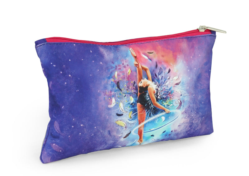 Toiletry Bag with Gymnast Print