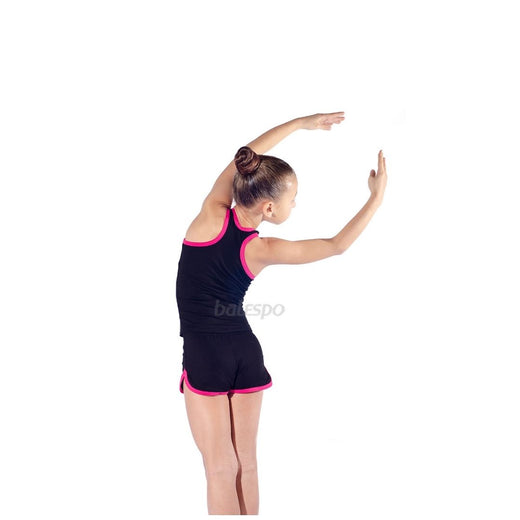 Short de gymnastique avec bordure