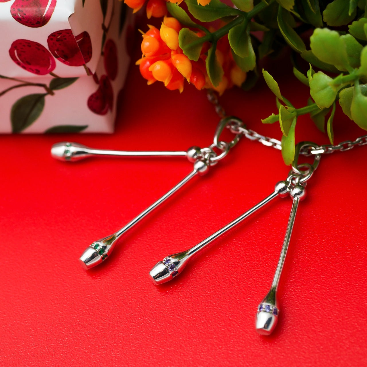 Silver Pendants "RG Clubs"