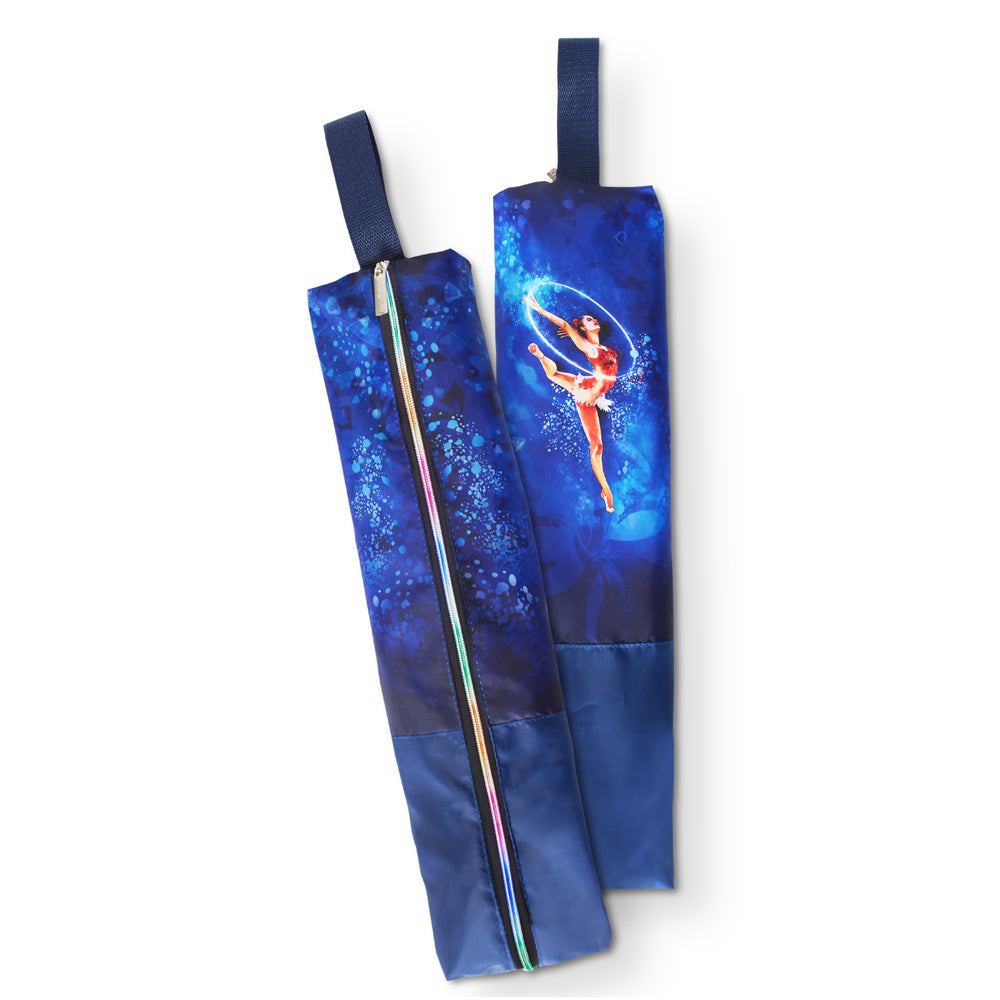 Dark blue cover for rhythmic gymnastics clubs