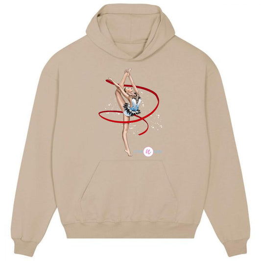 Hoodie with Gymnast print