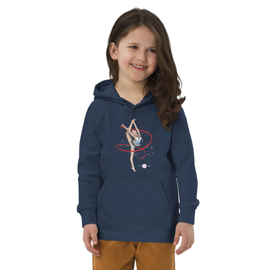 Hoodie with Gymnast print