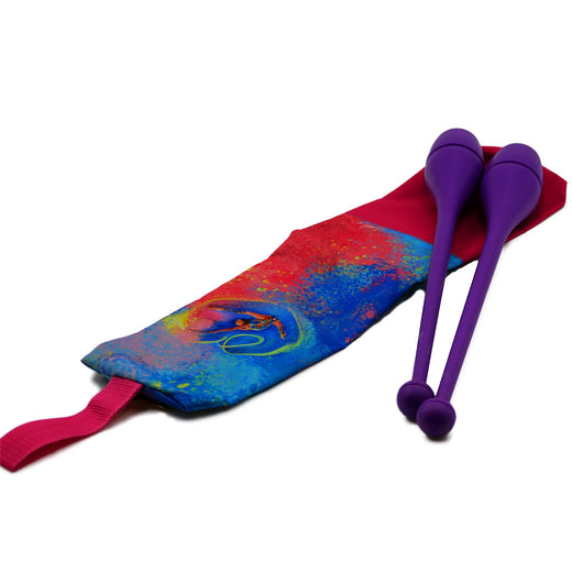 Pink cover for rhythmic gymnastics clubs