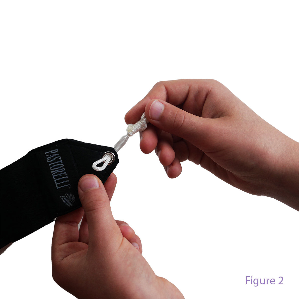 Tangled Non-Abrasive Cord for Stick