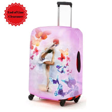 Load image into Gallery viewer, Luggage cover with Gymnast print
