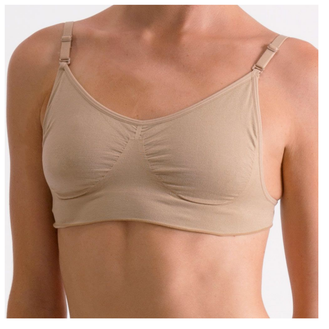 Seamless Clear Back Bra SLKY