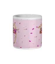 Load image into Gallery viewer, Ceramic Mug 11oz pink-petals-gymnast
