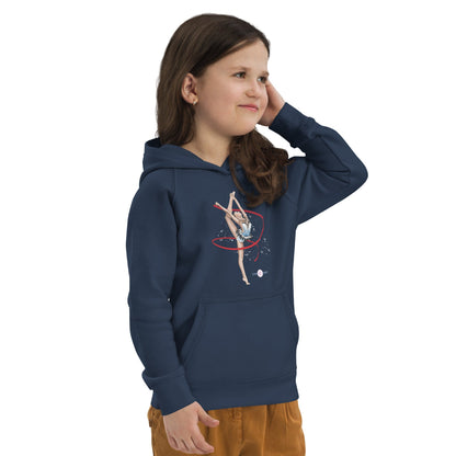 Hoodie with Gymnast or Ballerina print CLEARANCE