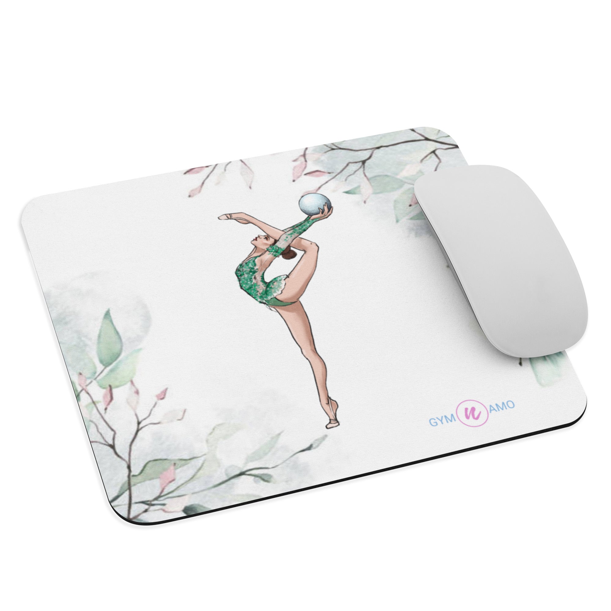 Tapis de souris à motif gymnaste
