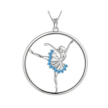 Load image into Gallery viewer, Sterling Silver Dancer Necklace
