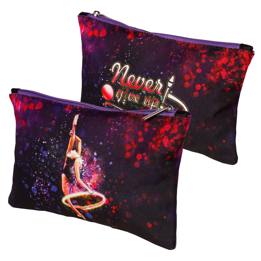 Toiletry Bag with Gymnast Print