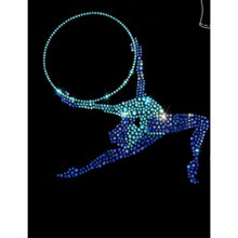 Load image into Gallery viewer, Gymnastics racerback tank top with crystals
