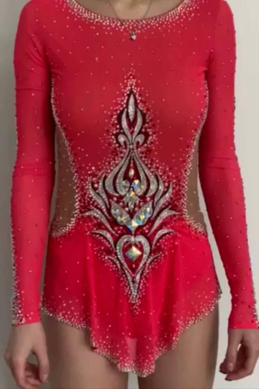Justaucorps Rose Rouge