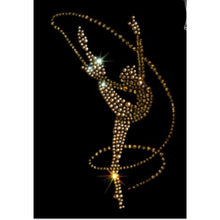 Load image into Gallery viewer, Gymnastics racerback tank top with crystals
