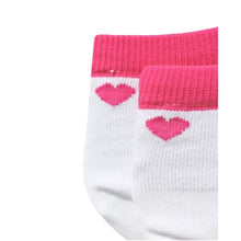 Load image into Gallery viewer, Reinforced sole socks with ribbon gymnast print
