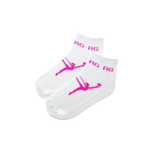 Load image into Gallery viewer, Set of 3 pairs of reinforced sole socks with gymnast print
