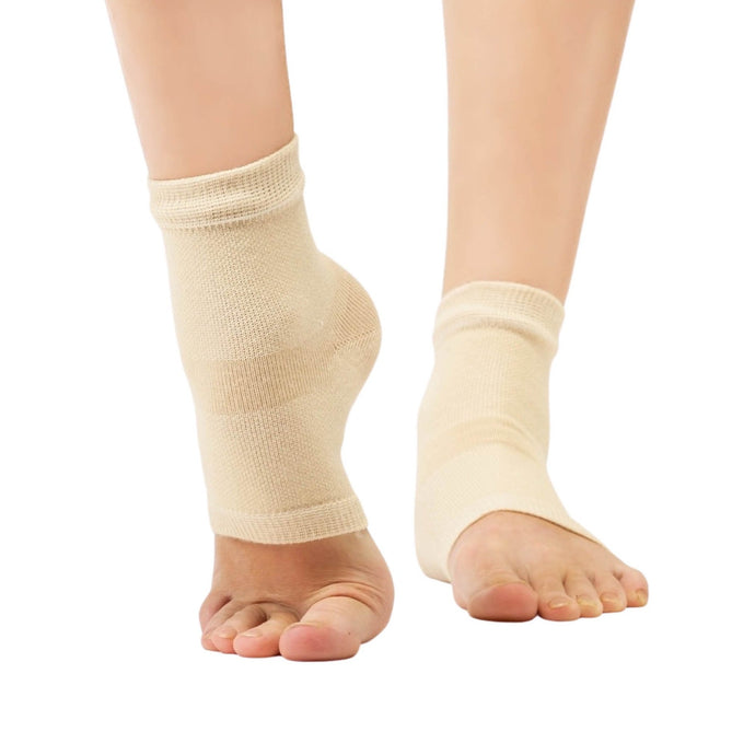 beige gymnastics ankle support