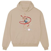 Load image into Gallery viewer, Hoodie with Gymnast print
