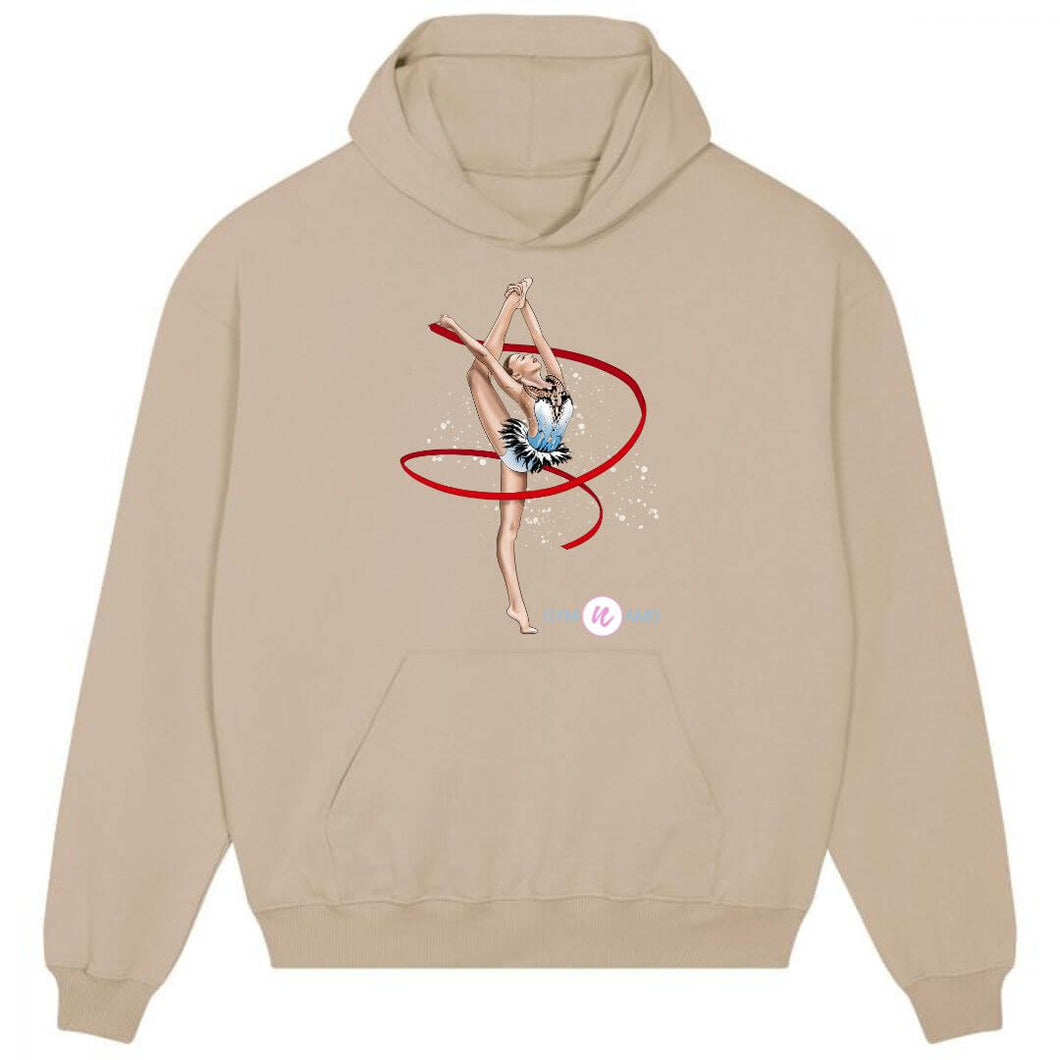 Hoodie with Gymnast print