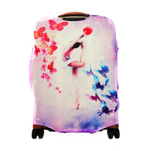 Load image into Gallery viewer, Luggage cover with Gymnast print
